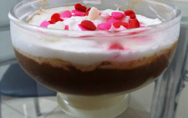 Sobremesa três camadas