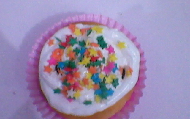 Cupcake de baunilha