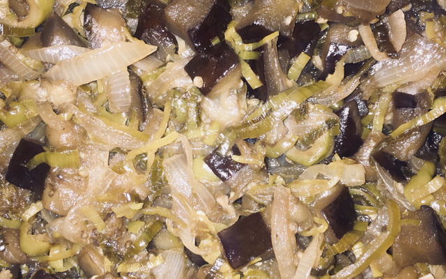 Antepasto de berinjela delícia sem pimentão