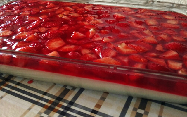 Sobremesa de morango