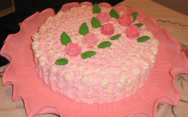 Bolo de Rosas
