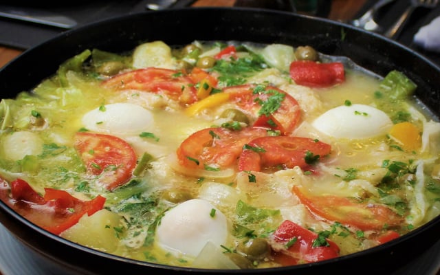 Caldeirada de bacalhau