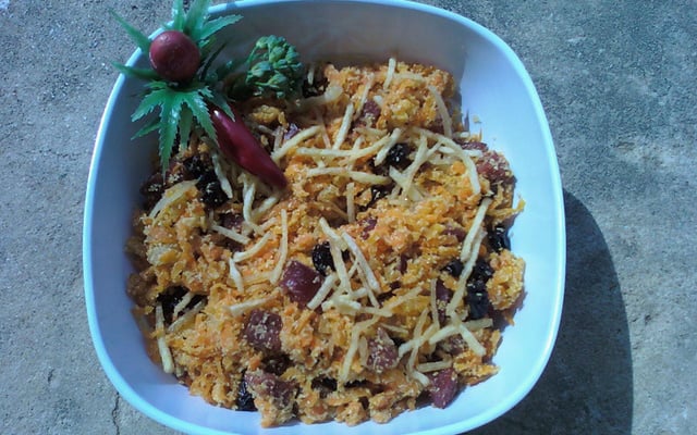 Farofa de cenoura crocante