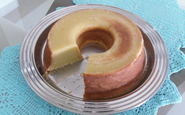 Bolo de carimã (mandioca puba)