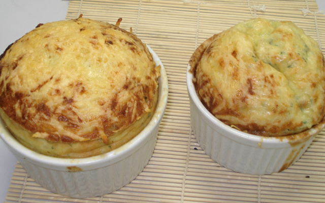 Suflê de couve-flor rápido