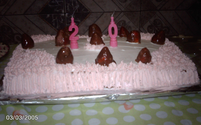 Bolo Sensação de Morango