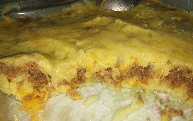Escondidinho de batata-doce