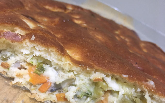 Empadão vegetariano