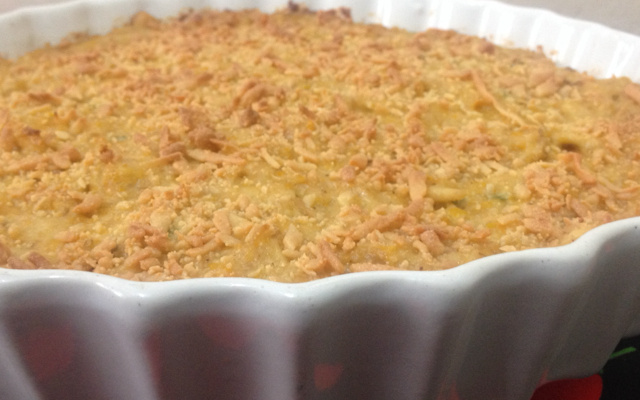 Frango com creme de milho