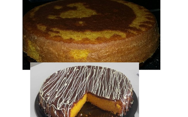 Bolo de cenoura do André