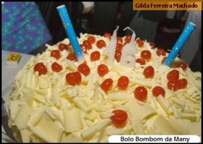 Bolo bombom da Many