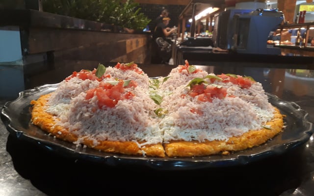 Pizza de cenoura low carb 