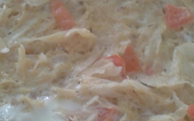 Refogado de repolho ao forno da Loreta