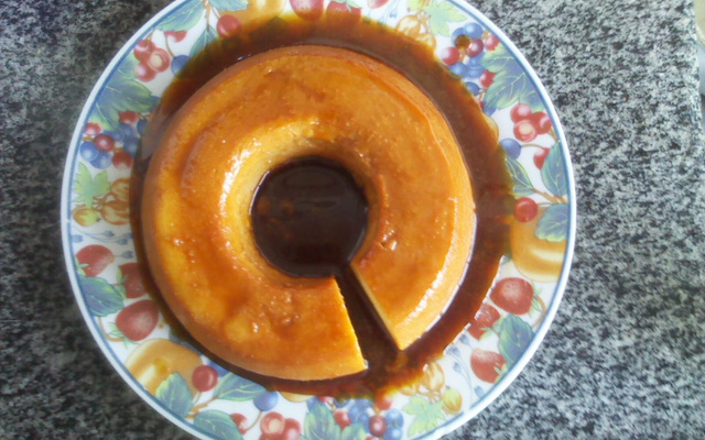 Pudim de pão especial (fica igual pudim de leite)