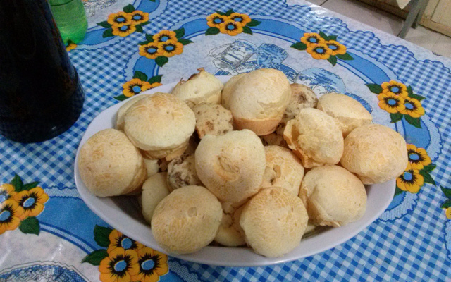 Pão de queijo de liquidificador
