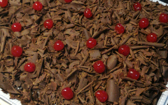 Bolo de mousse de chocolate