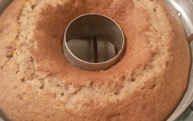 Bolo de maçã com canela