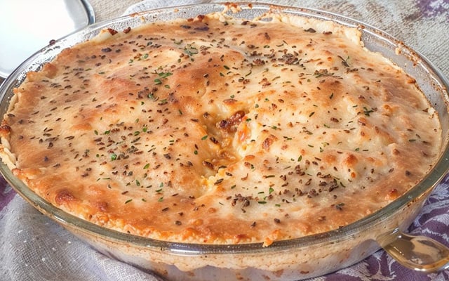 Escondidinho de carne moída