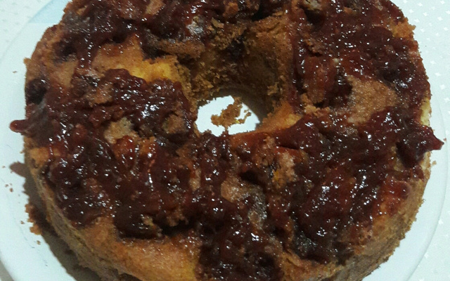 Bolo de goiabada e banana