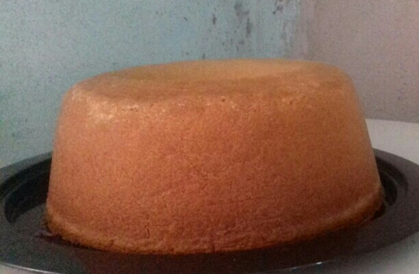 Bolo de milho feito com cuscuz