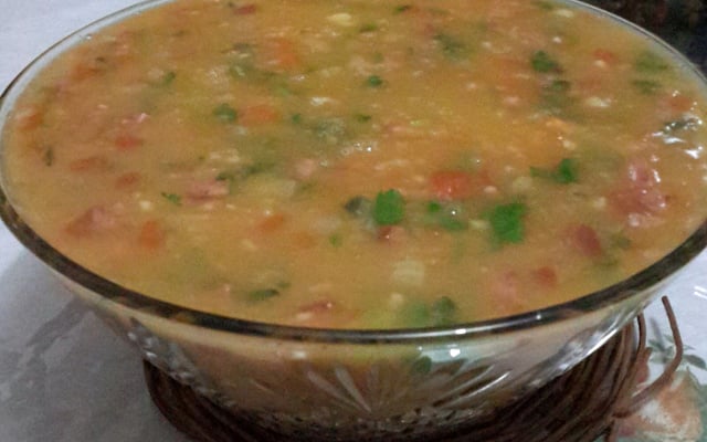 Caldo de mandioquinha