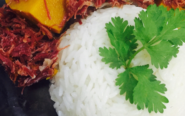 Carne seca com abóbora