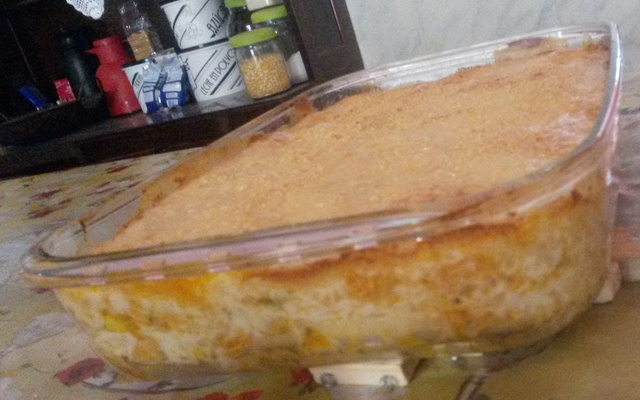 Lasanha de frango ao molho branco