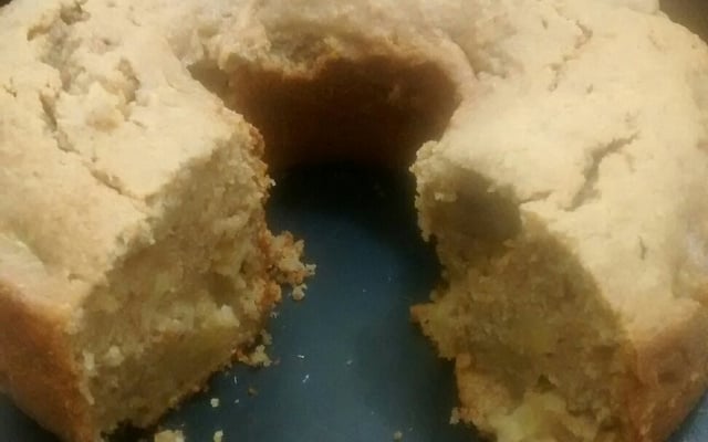 Bolo Integral de Maçã e Banana Sem Lactose