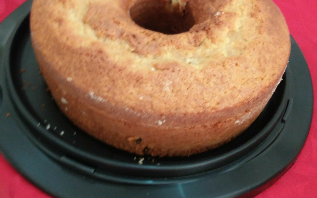 Bolo de banana com iogurte