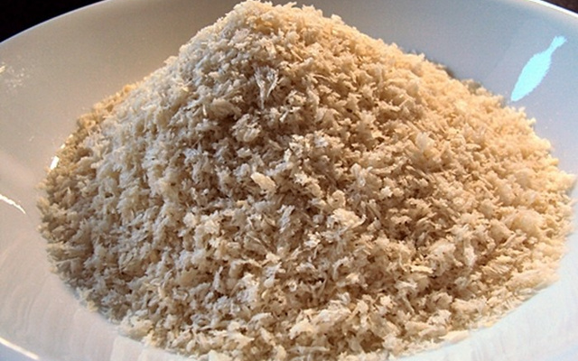 Farinha de pão granulada para empanados