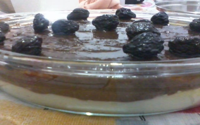 Creme de chocolate e coco