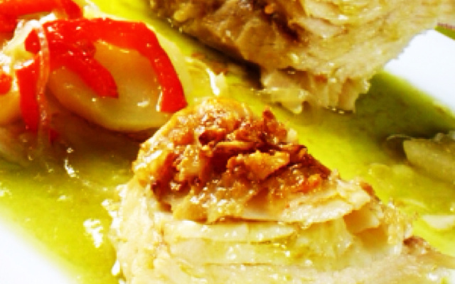 Lombo de bacalhau ao forno