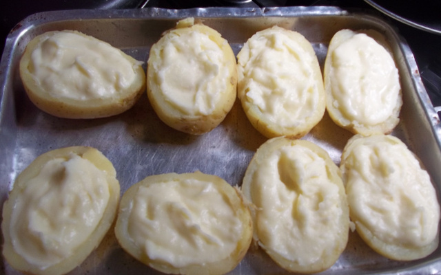 Batatas recheadas deliciosas