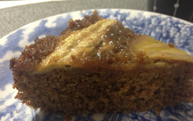 Bolo integral de banana