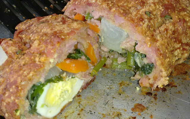 Hambúrguer de pernil