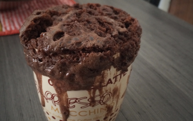 Bolo de caneca sem leite