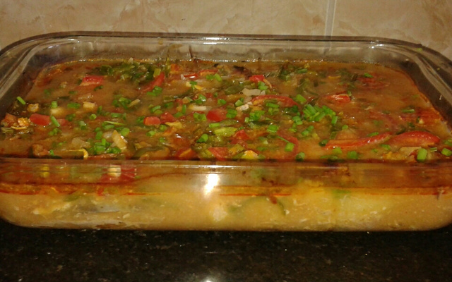 Muqueca de peixe no forno