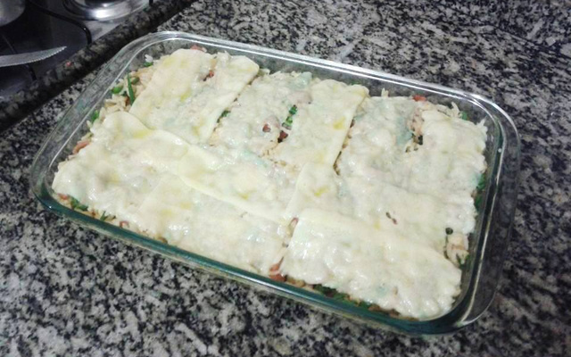 Arroz de forno rápido e fácil