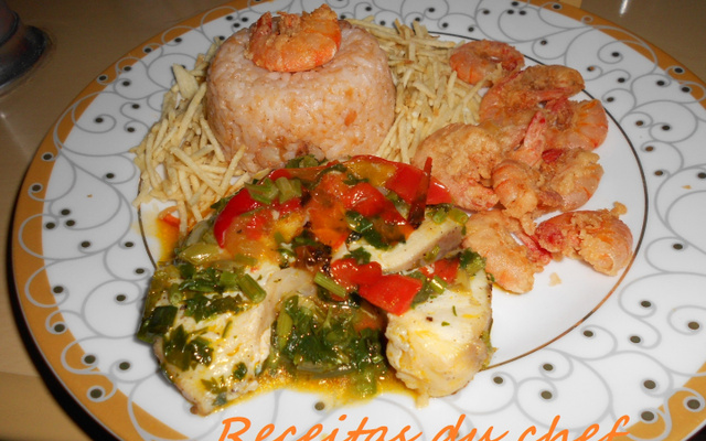 Cação ao leite de coco