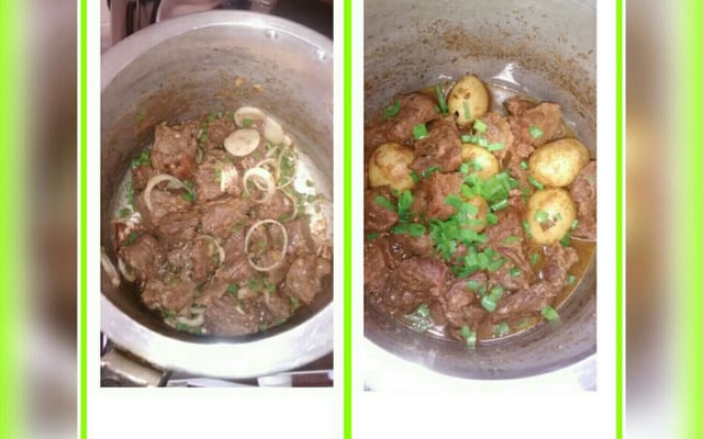 Carne de panela de pressão fácil