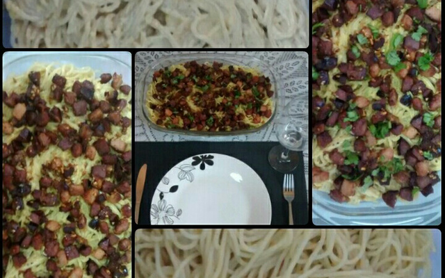 Macarrão com creme de leite