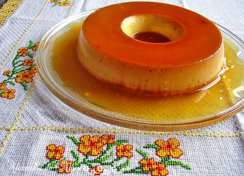 Pudim concentrado de leite condensado