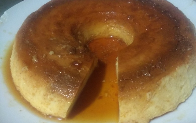 Pudim de leite condensado no microondas