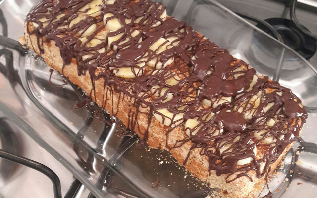 Bolo de banana low carb