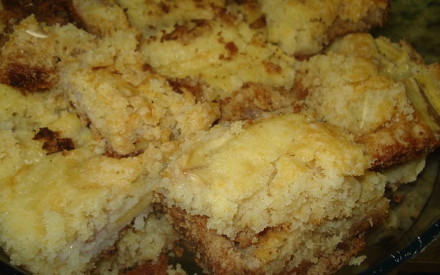 Cuca cremosa de banana