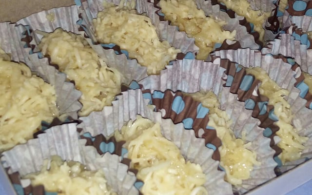 Cocada com leite condensado