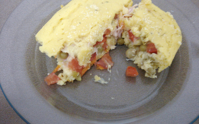 Torta de sobra de arroz