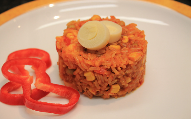 Arroz Cremoso com Palmito