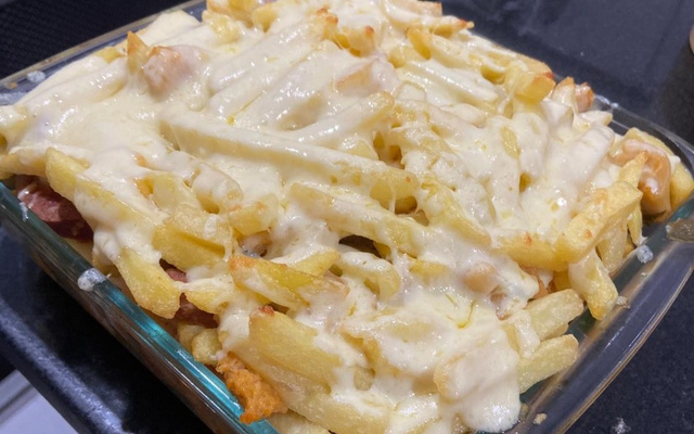 Bucho com batata frita 