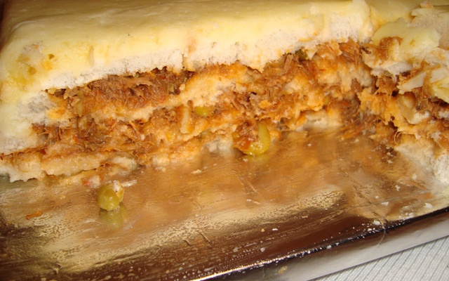 Bolo de festa salgado